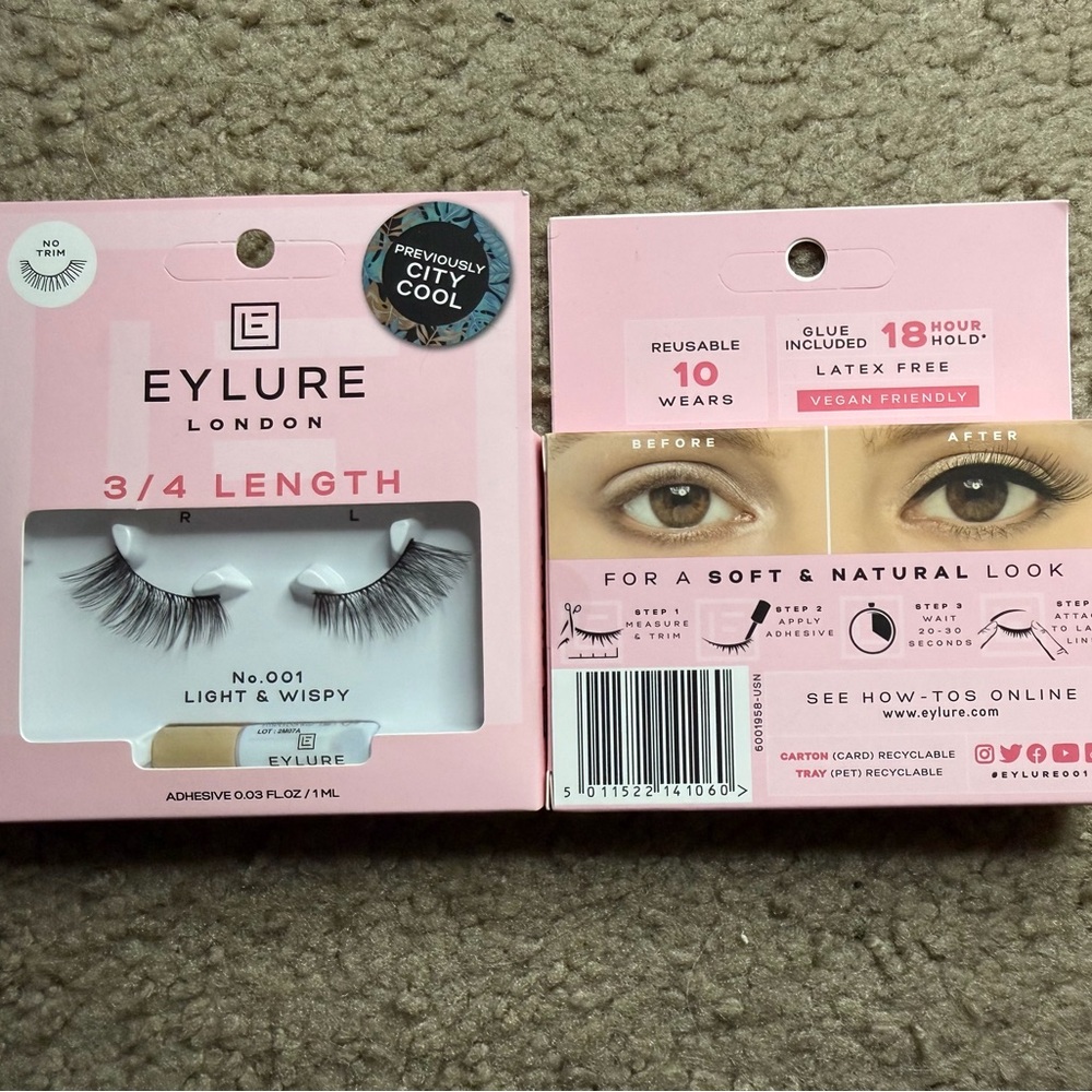 London 3/4 Length Light & Wispy Lashes